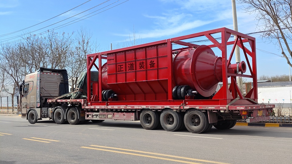 2套BWGT1500大型滚筒筛交付埃及客户